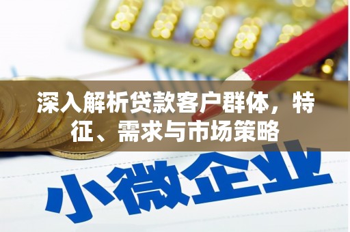 南长深入解析贷款客户群体，特征、需求与市场策略
