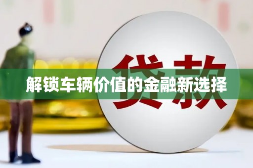 南长解锁车辆价值的金融新选择