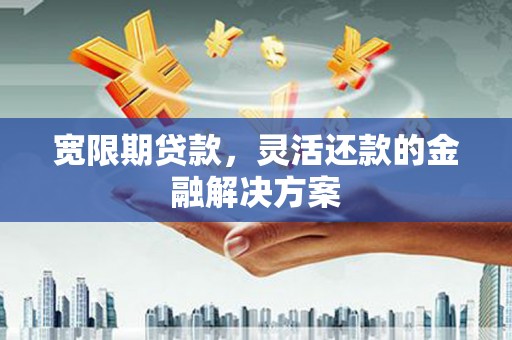 南长宽限期贷款，灵活还款的金融解决方案