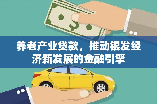 南长养老产业贷款，推动银发经济新发展的金融引擎