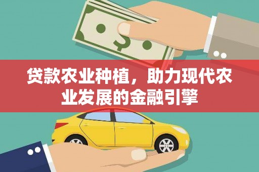 南长贷款农业种植，助力现代农业发展的金融引擎