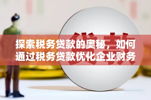 南长探索税务贷款的奥秘，如何通过税务贷款优化企业财务
