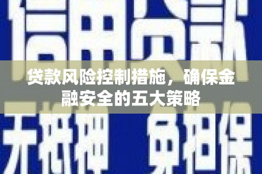 南长贷款风险控制措施，确保金融安全的五大策略
