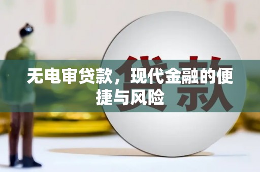 南长无电审贷款，现代金融的便捷与风险