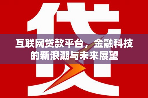 南长互联网贷款平台，金融科技的新浪潮与未来展望