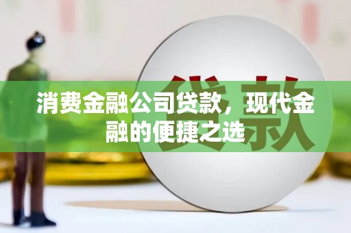 南长消费金融公司贷款，现代金融的便捷之选