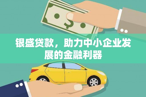 南长银盛贷款，助力中小企业发展的金融利器