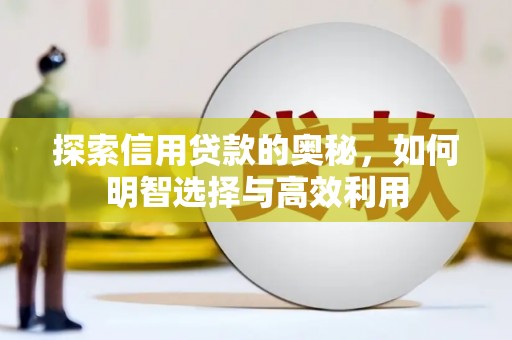 南长探索信用贷款的奥秘，如何明智选择与高效利用