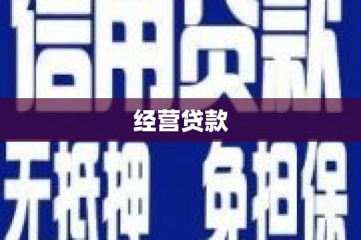 南长经营贷款