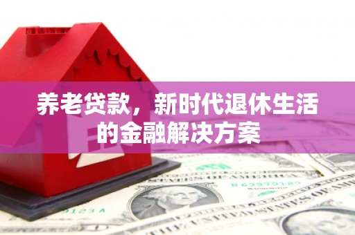 南长养老贷款，新时代退休生活的金融解决方案