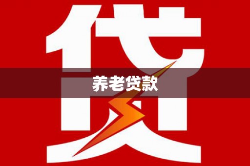 南长养老贷款