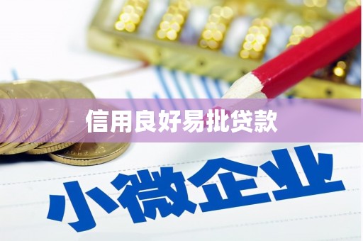 南长信用良好易批贷款